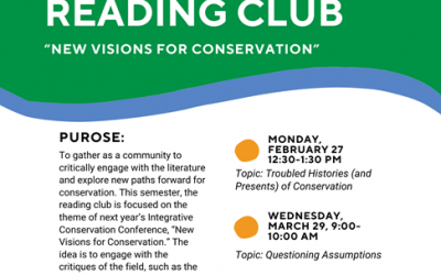 Spring 2023 Reading Club on New Visions for Conservation